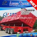 Tri axle 36cbm Hydraulic Cylinder sand transportation Side tipper dumping Truck/Side dump Trailer For Sale